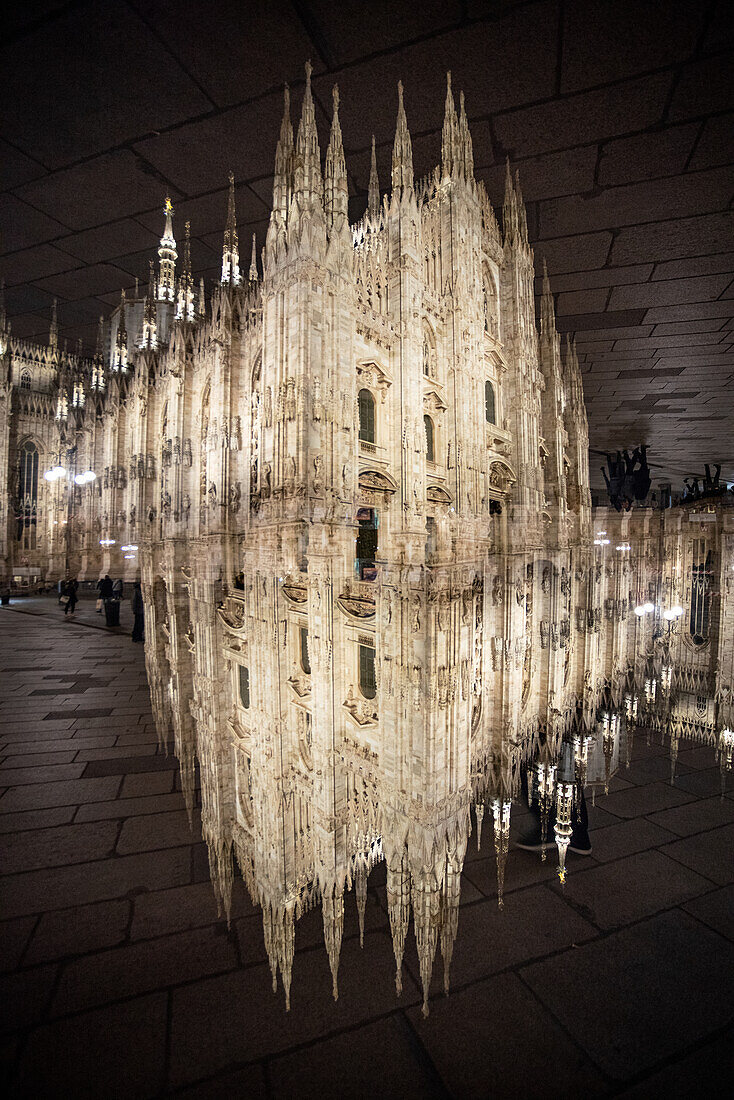 Die große Kathedrale Duomo di Milano, Mailänder Dom, Mailand, Lombardei, Italien, Europa