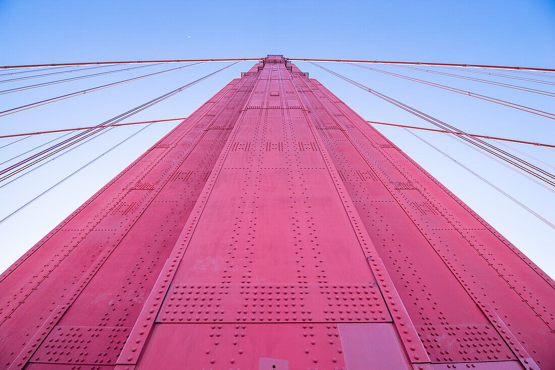 Die berühmte Golden Gate Bridge in San Francisco, Kalifornien, USA