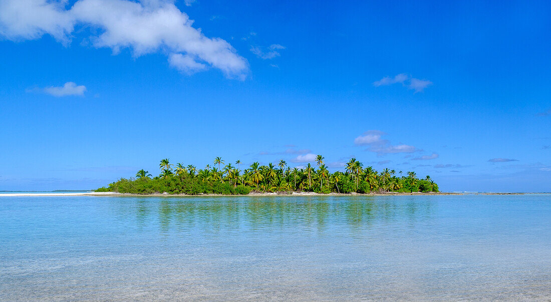 Pula Maraya Island von Scout Park Beach, Kokosinseln (Keeling), Indischer Ozean, Asien