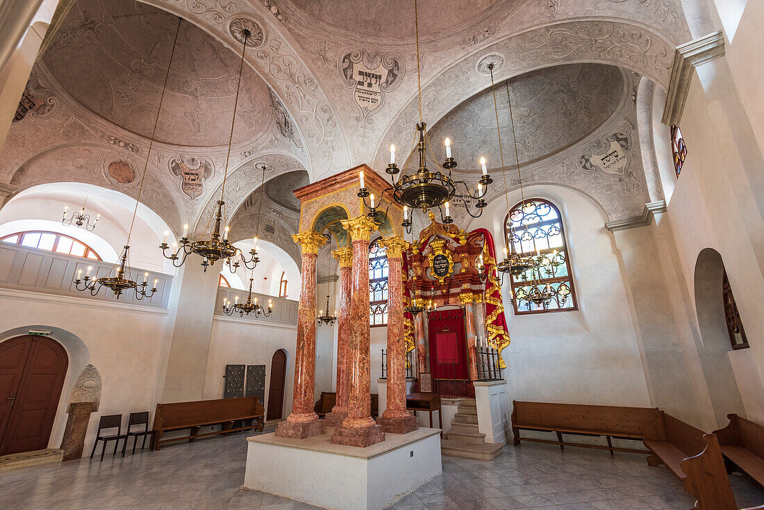 Synagoge in Mikulov, Südmähren, Tschechische Republik