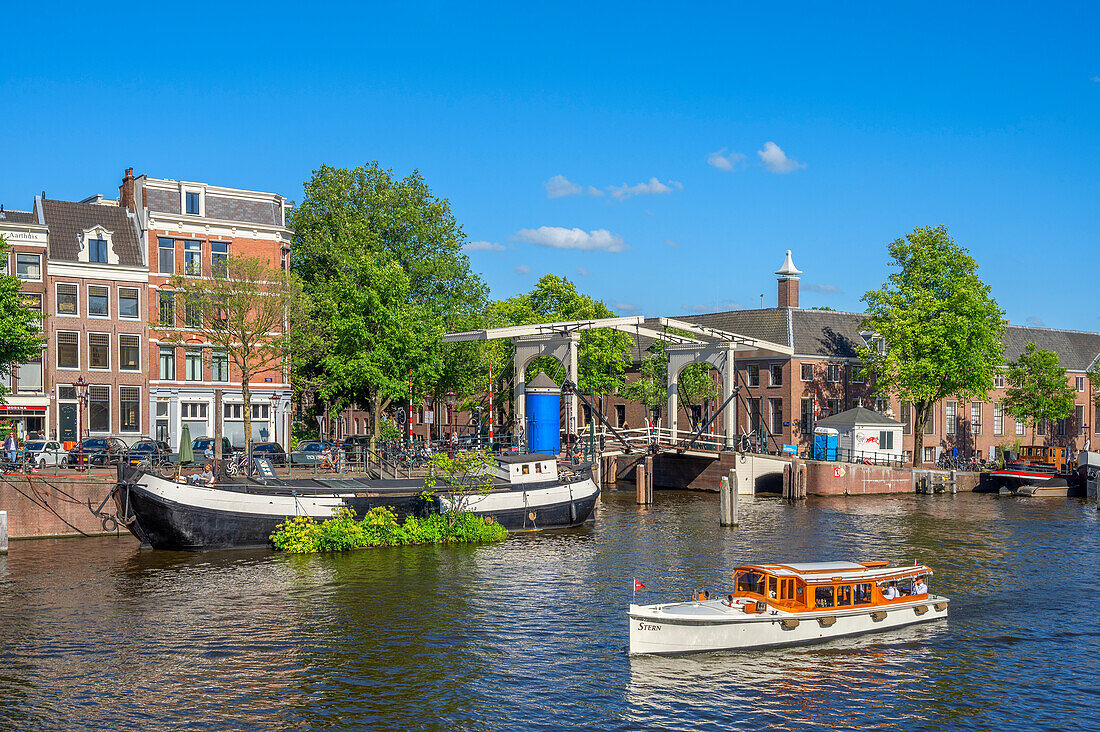 Walter Süskindbrug an der Amstel, Amsterdam, Benelux, Beneluxstaaten, Nordholland, Noord-Holland, Niederlande