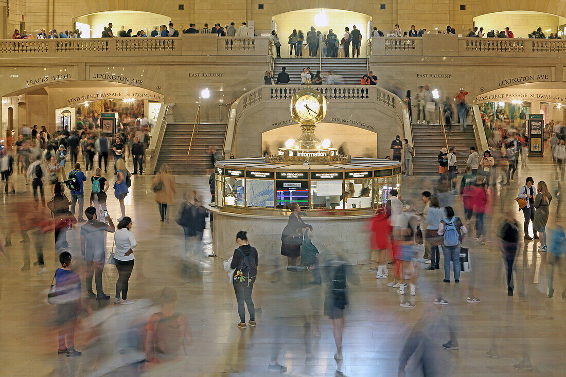 Art Deco-Haupthalle des Grand Central Terminal, auch Grand Central Station genannt, Midtown Manhattan, New York, New York, USA