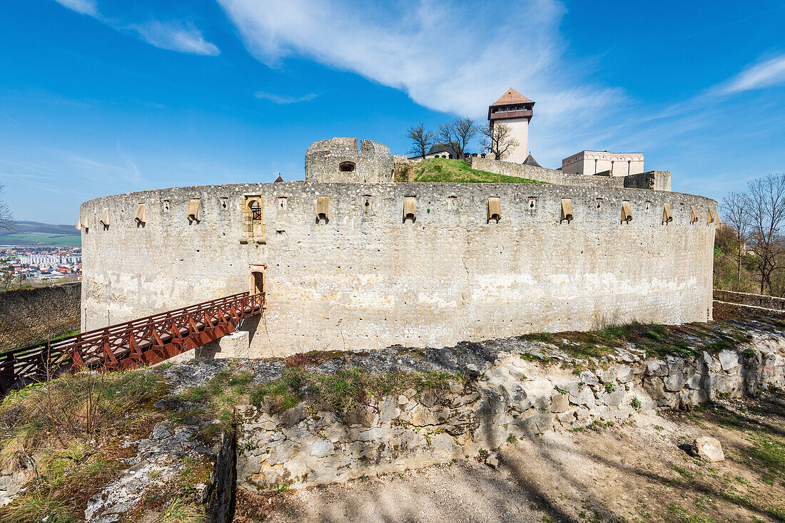 Trencin Castle in Trencin, Western Slovakia, Slovakia