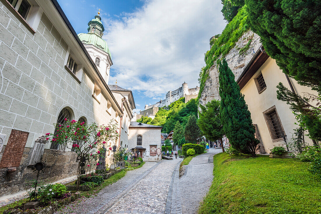 St. Peter Abbey in the city of Salzburg, Austria