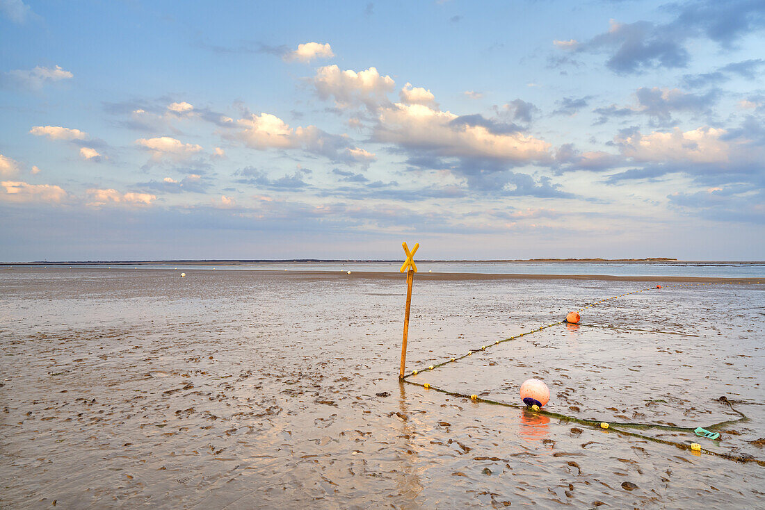 Utersum Beach, Foehr Island, Schleswig-Holstein, Germany