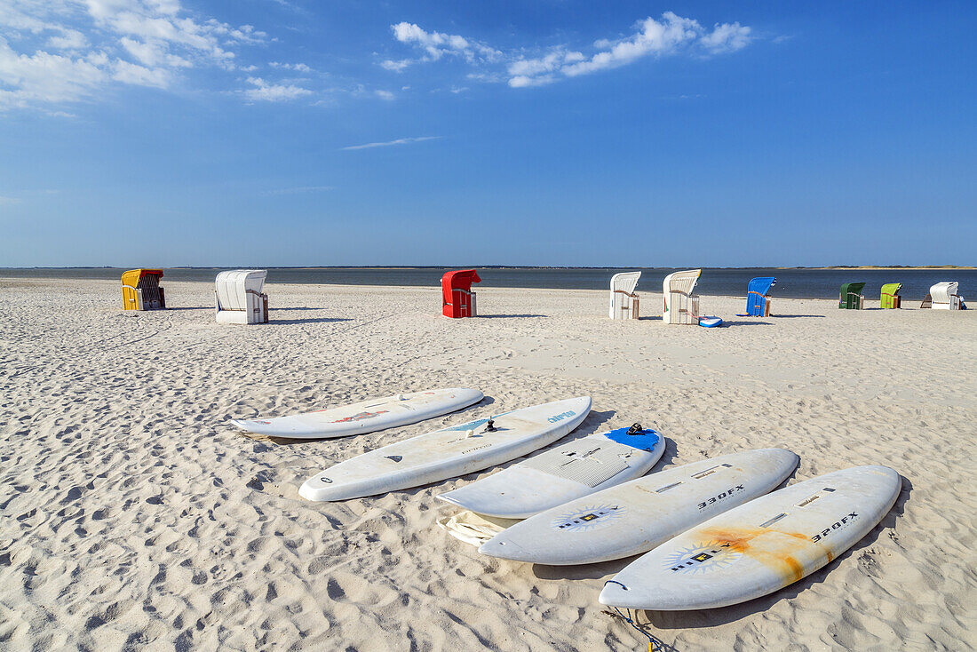 Beach in Utersum, Foehr Island, Schleswig-Holstein, Germany