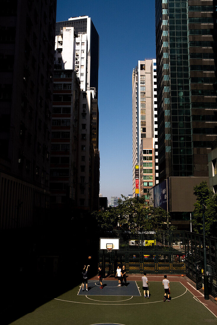 Alltag in der Stadt Hongkong