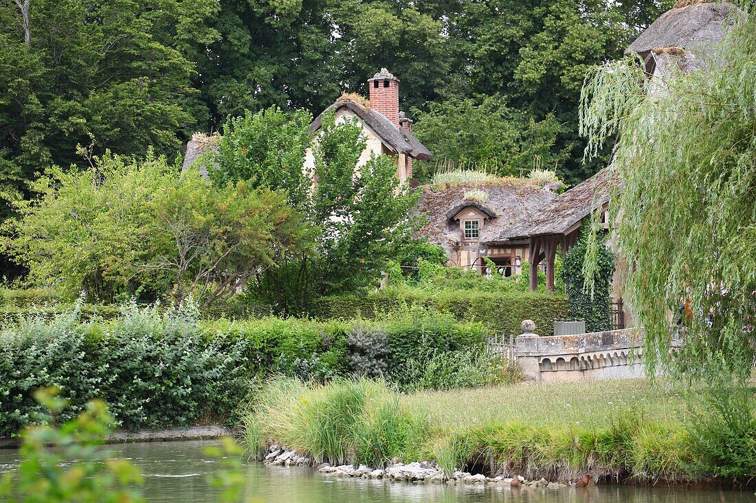 Hameau de la Reine, Palace and Gardens of Versailles, Paris, France