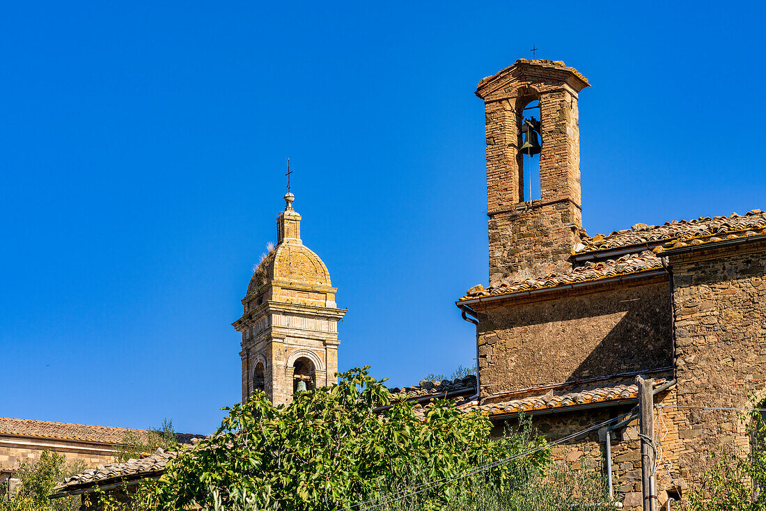 Kleine Kirche in Montalcino, Toskana, Italien