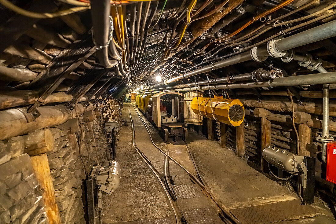 Visitor mine, German Mining Museum Bochum, North Rhine-Westphalia, Germany