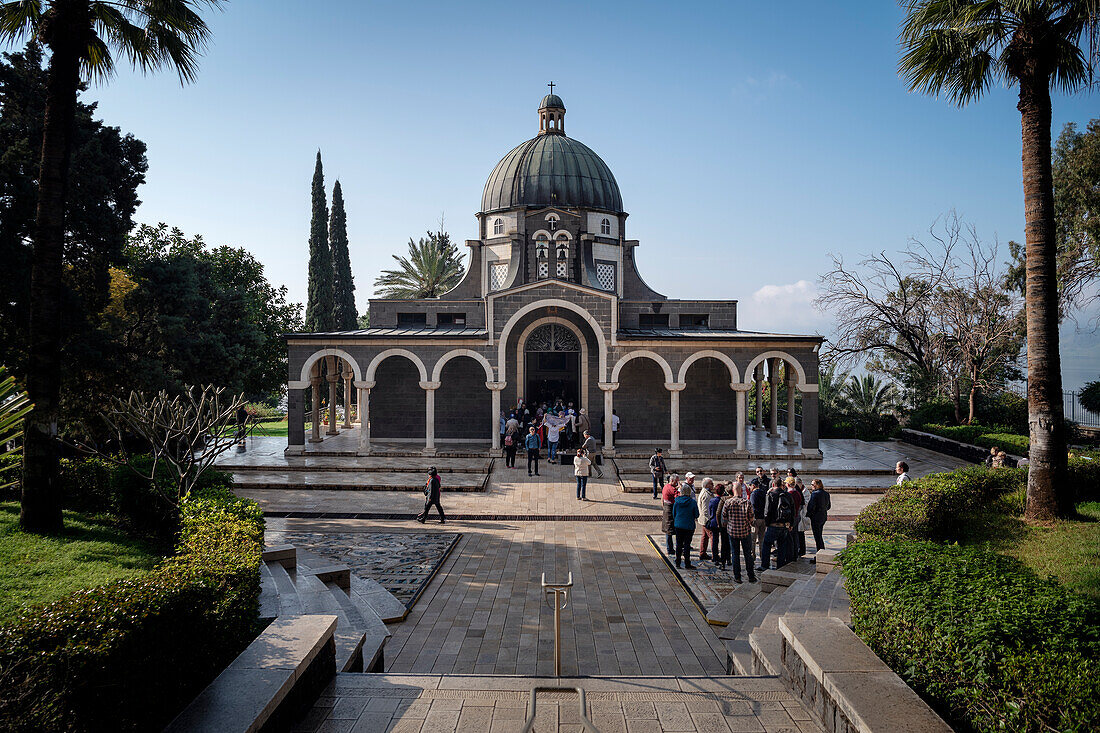Church of the Beatitudes (Tabgha), Sea of Galilee, Israel, Middle East, Asia