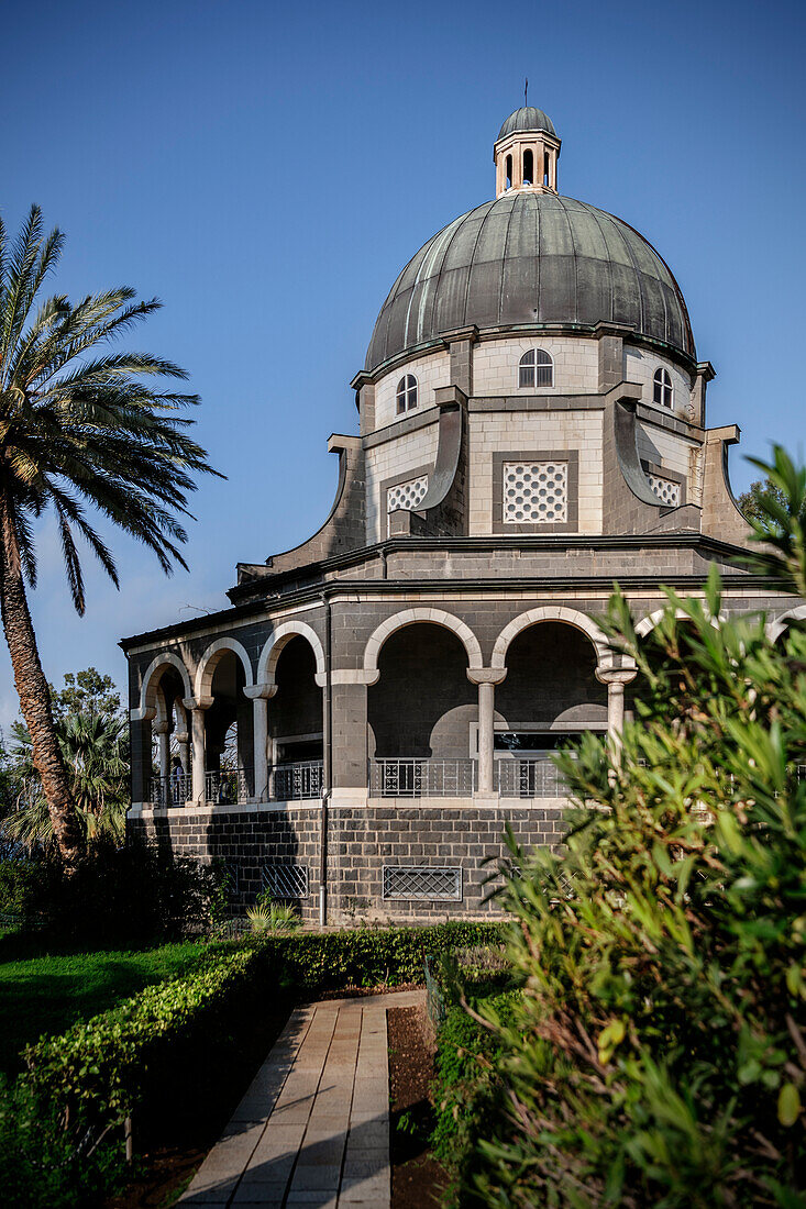 Church of the Beatitudes (Tabgha), Sea of Galilee, Israel, Middle East, Asia