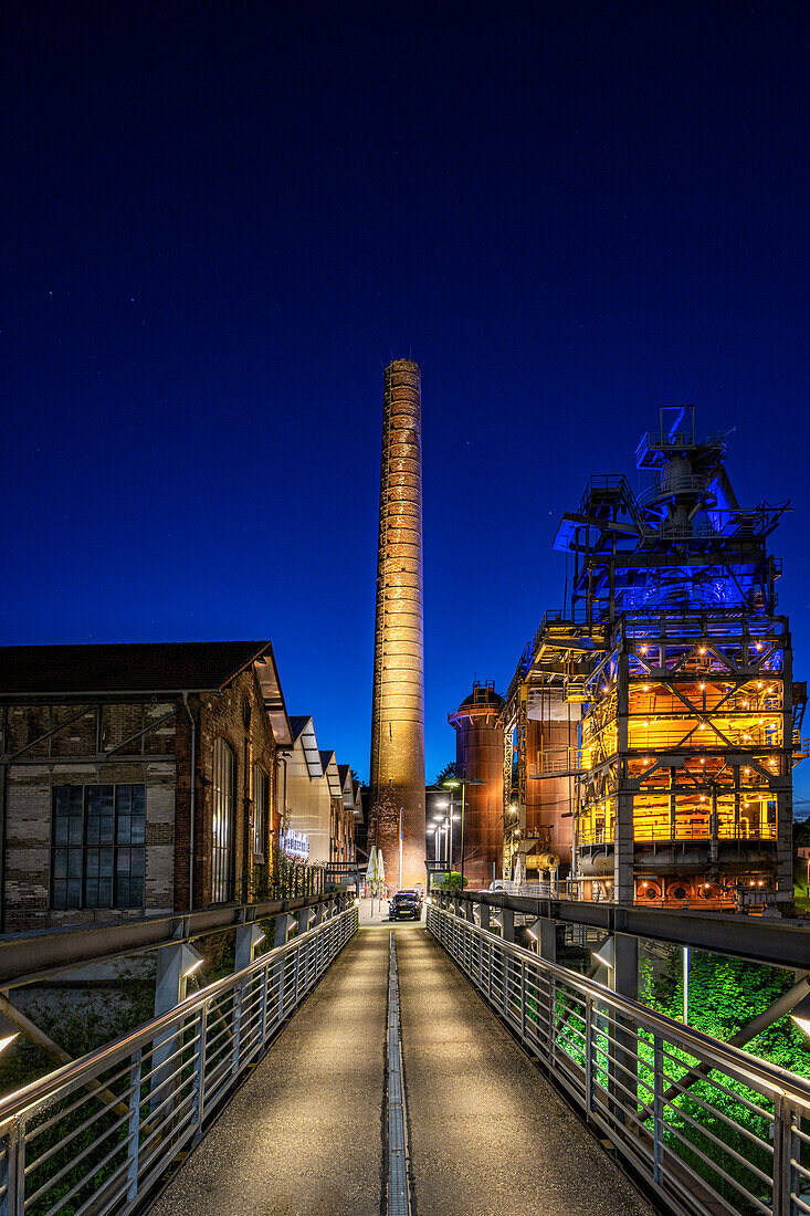 Old ironworks area Neunkirchen, Saarland, Germany