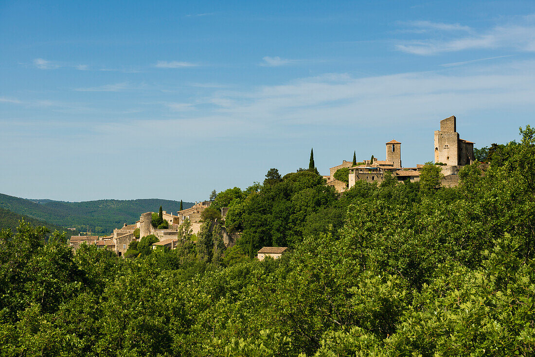 Medieval village, Le Poët-Laval, Le Poet-Laval, Les plus beaux villages de France, Drôme department, Auvergne-Rhône-Alpes, Provence, France