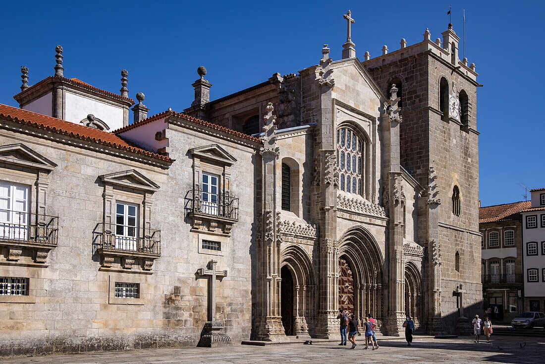 Kathedrale Unserer Lieben Frau von der Himmelfahrt, Lamego, Viseu, Portugal, Europa