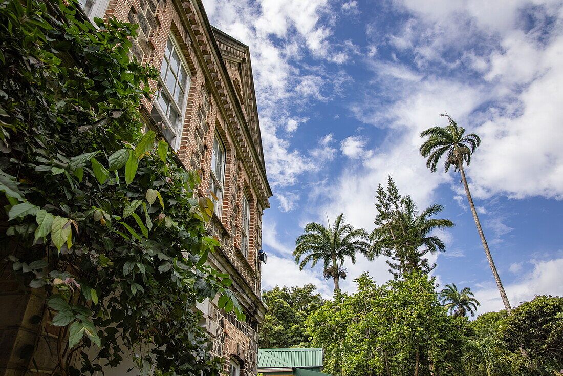 Exterior view of the Great House from The Tower Estate, Saint Paul's, Saint George's, Saint George, Grenada, Caribbean