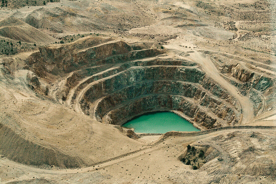 Vereinigte Staaten, Nevada, Mojave-Wüste, Kupfergrube