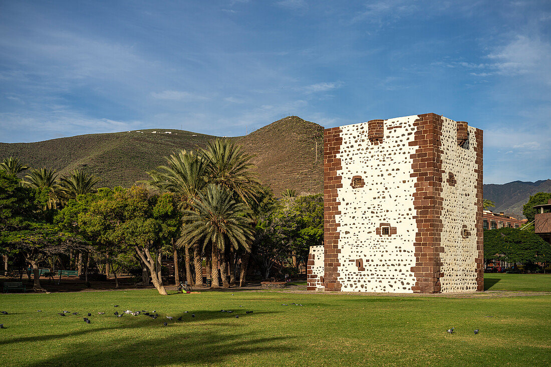 der Turm des Grafen, Torre del Conde in der Inselhauptstadt San Sebastian de La Gomera, La Gomera, Kanarische Inseln, Spanien, Europa