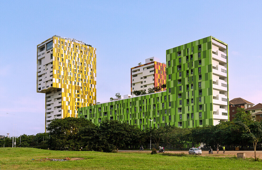 Villaggio Vista in the Airport Residential area of Accra in the Greater Accra Region of southern Ghana in West Africa