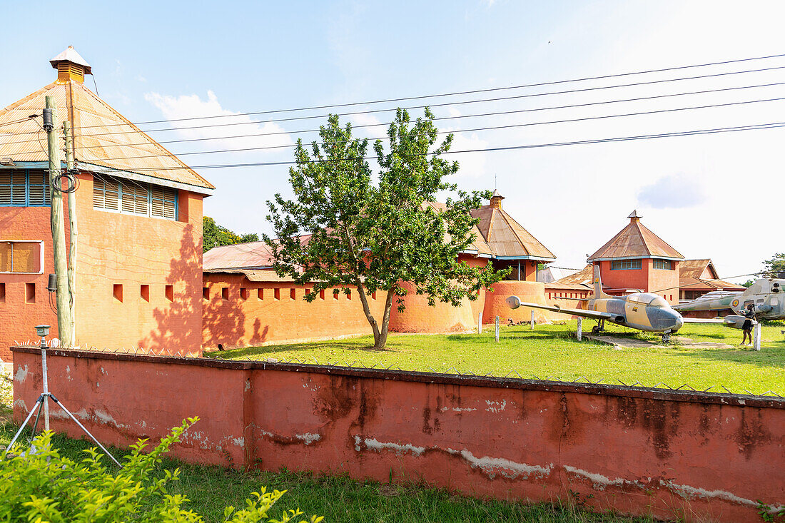 Armed Forces Museum in what was once Fort Saint George in Kumasi in the Ashanti Region of central Ghana in West Africa