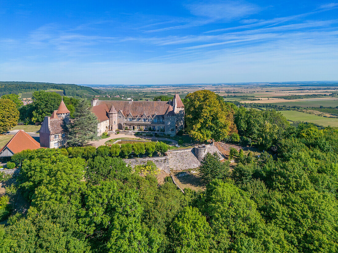 Hattonchâtel with chateau in Parc Naturel Regional de Lorraine, Meuse, Lorraine, Grand Est, Alsace-Champagne-Ardenne-Lorraine, France