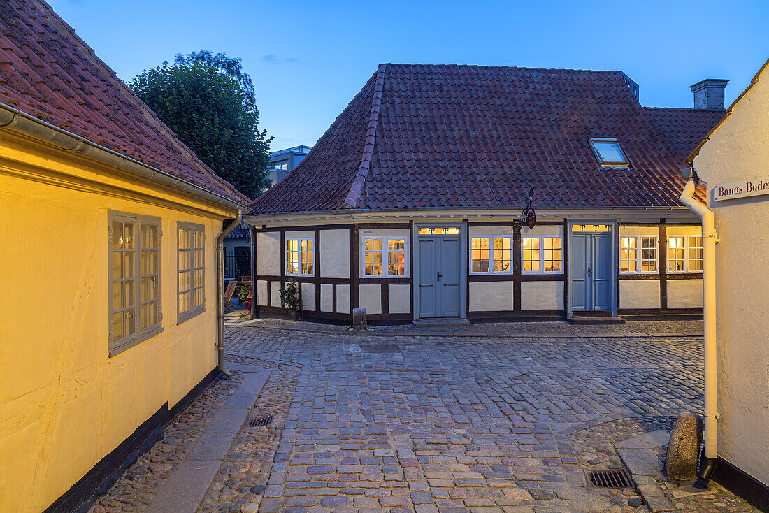 H.C. Andersens Hus in Altstadt von Odense, Süddänemark, Dänemark