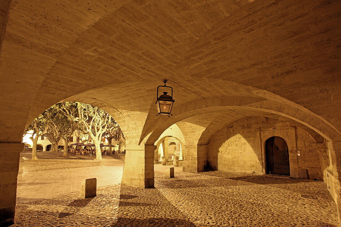 Place aux Herbes, Uzès, Gard, Occitania, France