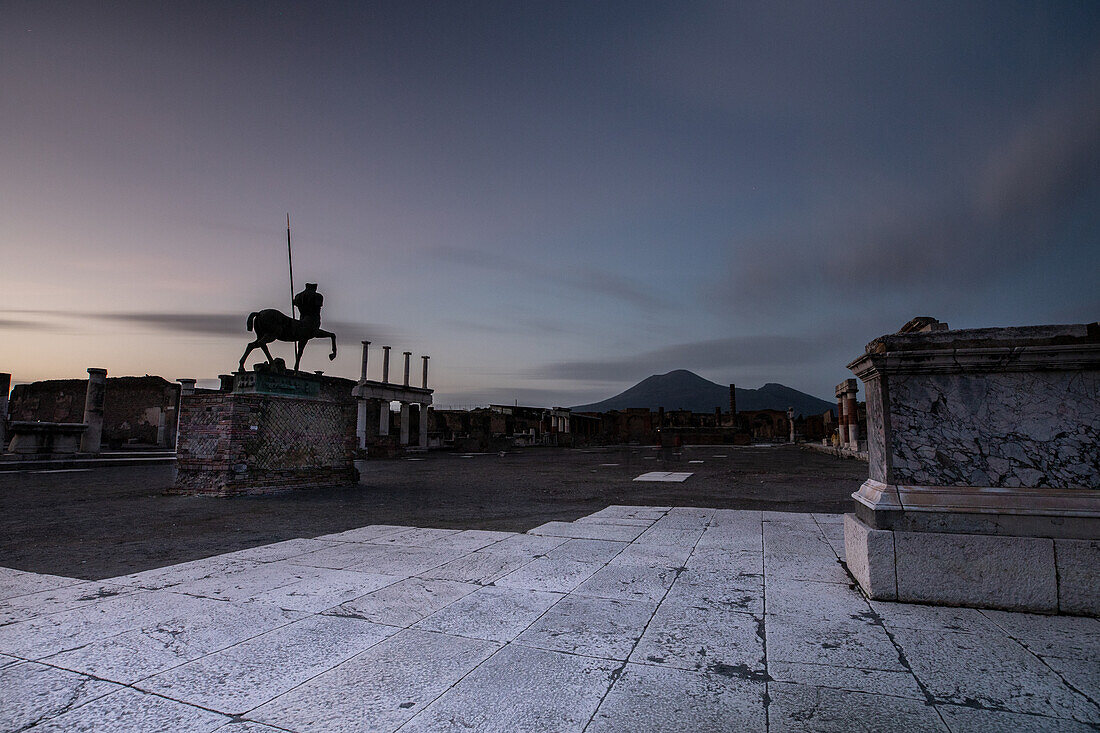 Tagsüber in Pompeji, Vesuv, Kampanien, Italien, Europa