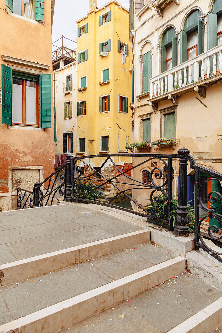 Alte Brücke. Venedig, Venetien, Italien