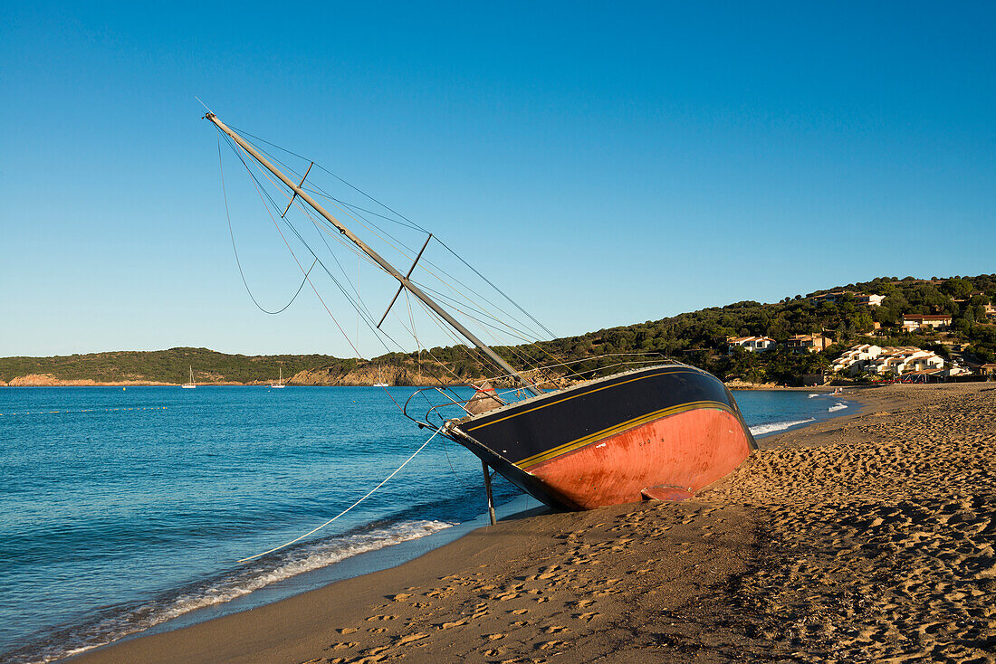 Plage de Péru, Cargèse, Westküste, Département Corse-du-Sud, Korsika, Mittelmeer, Frankreich