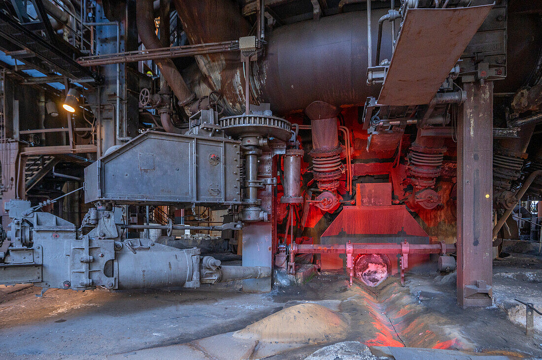 Völklingen Ironworks, blast furnace group, UNESCO World Heritage Site, Völklingen, Saar Valley, Saarland, Germany