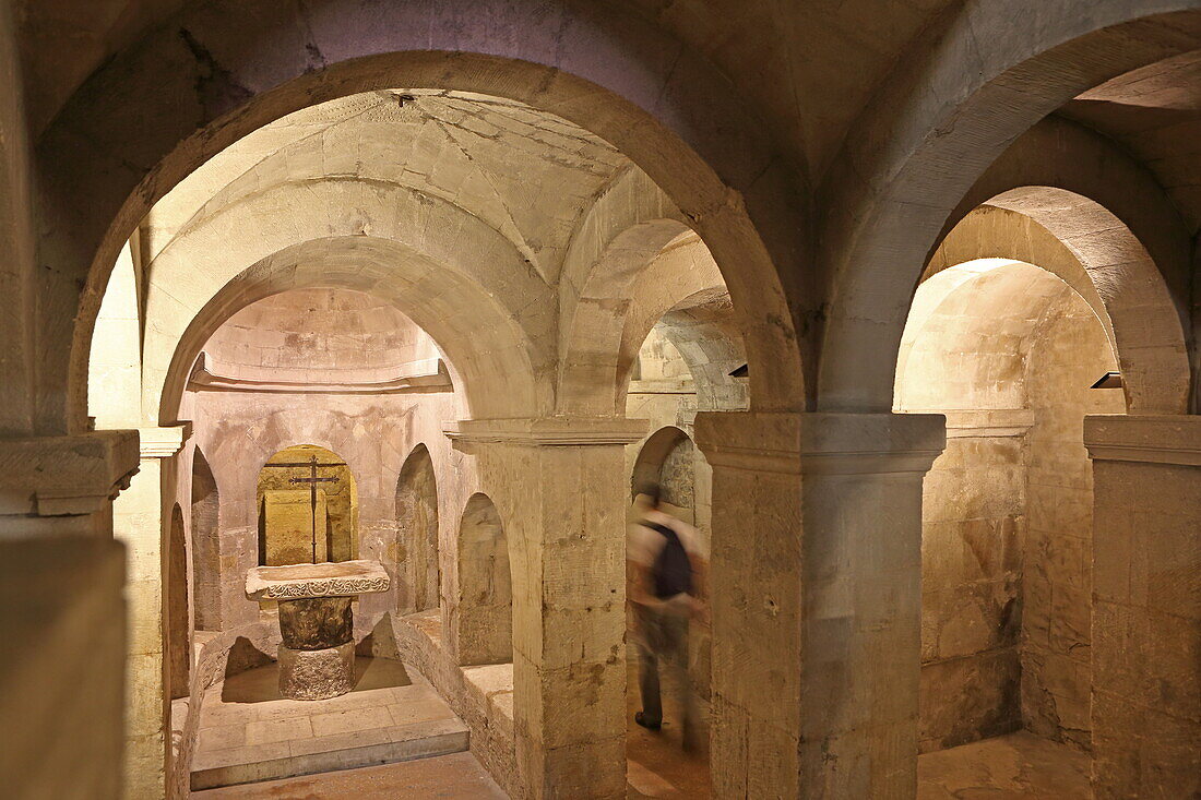 Katakomben der Cathedrale Sainte-Anne, Apt, Vaucluse, Provence-Alpes-Côte d'Azur, Frankreich