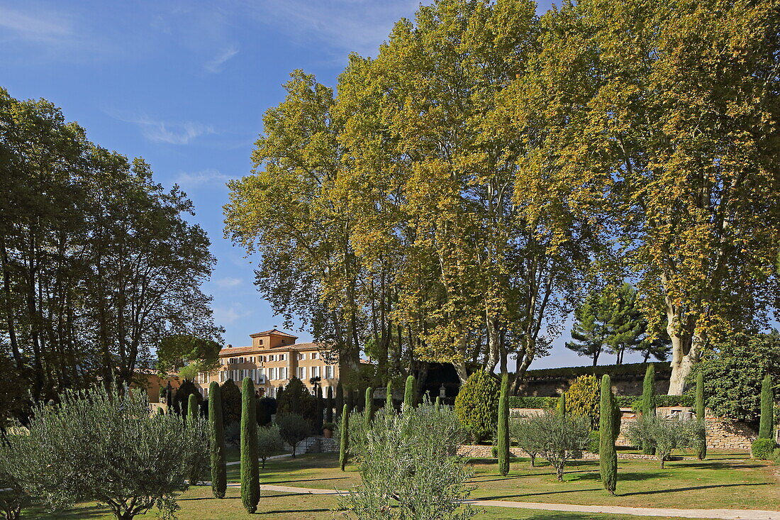 Château Pesquié bei Mormoiron, Vaucluse, Provence-Alpes-Côte d'Azur, Frankreich