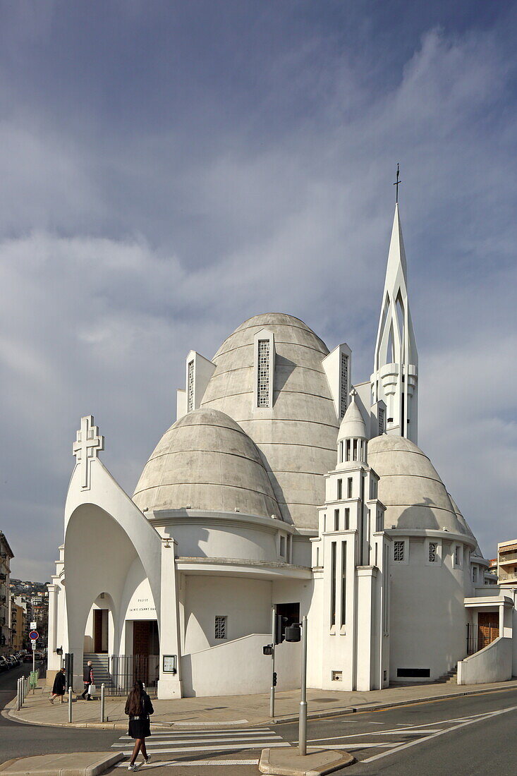 Eglise Jeanne d'Arc, Liberation District, Nice, Alpes-Maritimes, Provence-Alpes-Côte d'Azur, France