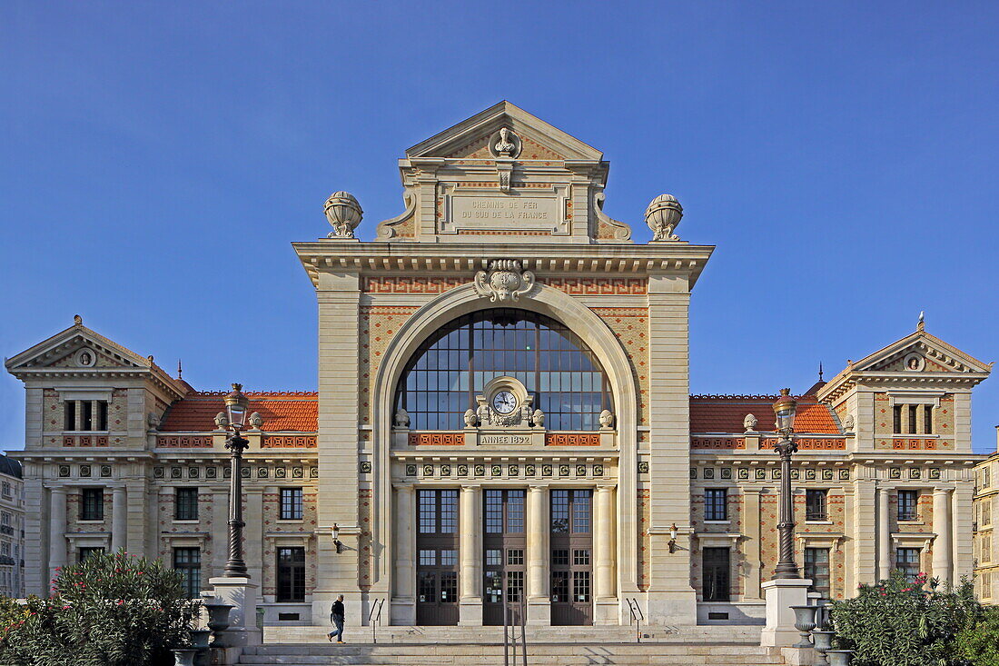 Gare du Sud, Stadtteil Liberation, Nizza, Alpes-Maritimes, Provence-Alpes-Côte d'Azur, Frankreich