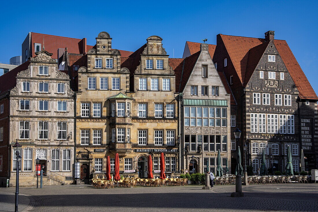 Bremer Marktplatz, Bremen, Bremen, Deutschland, Europa