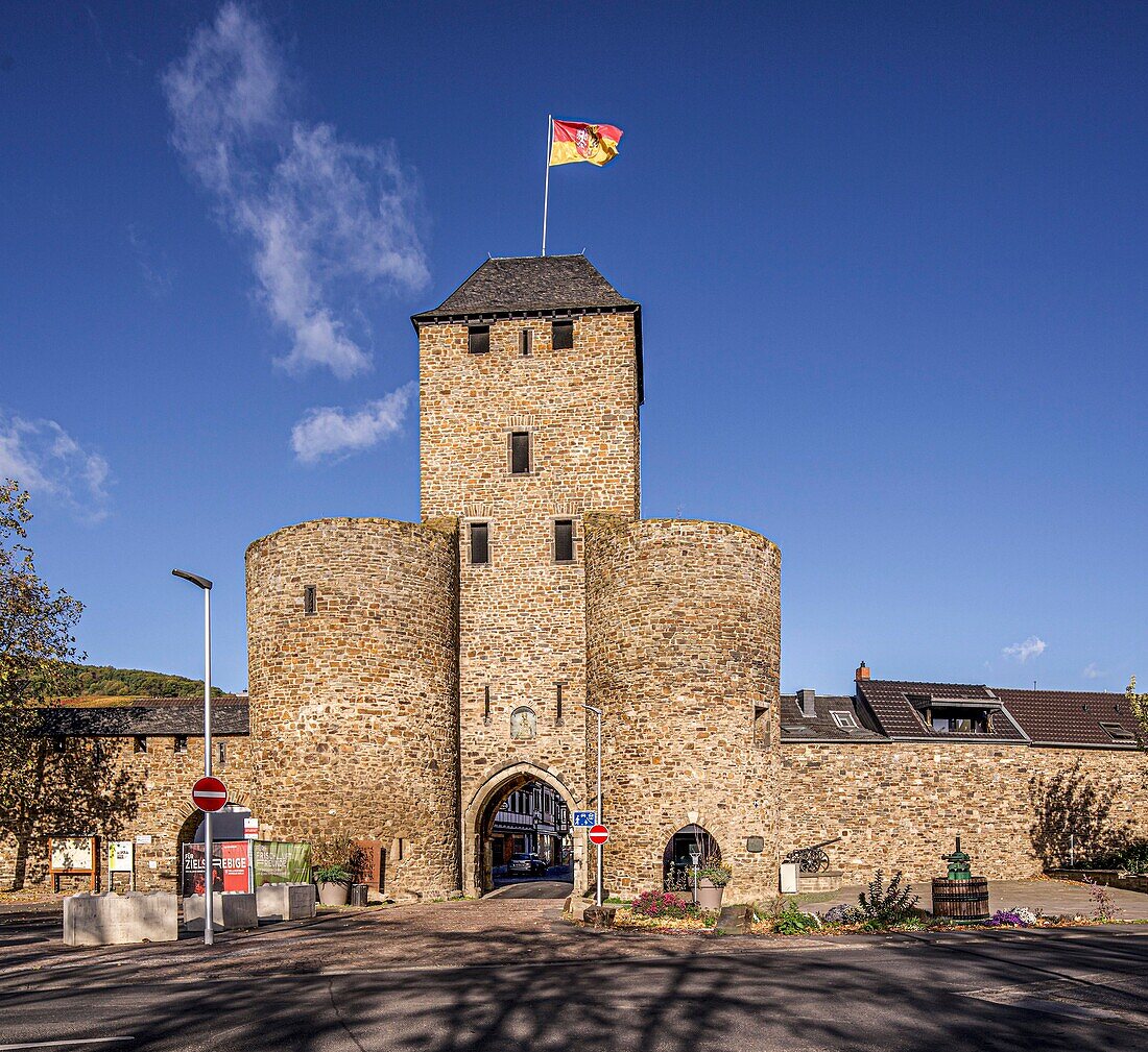 Ahr Gate in Ahrweiler, Rhineland-Palatinate, Germany