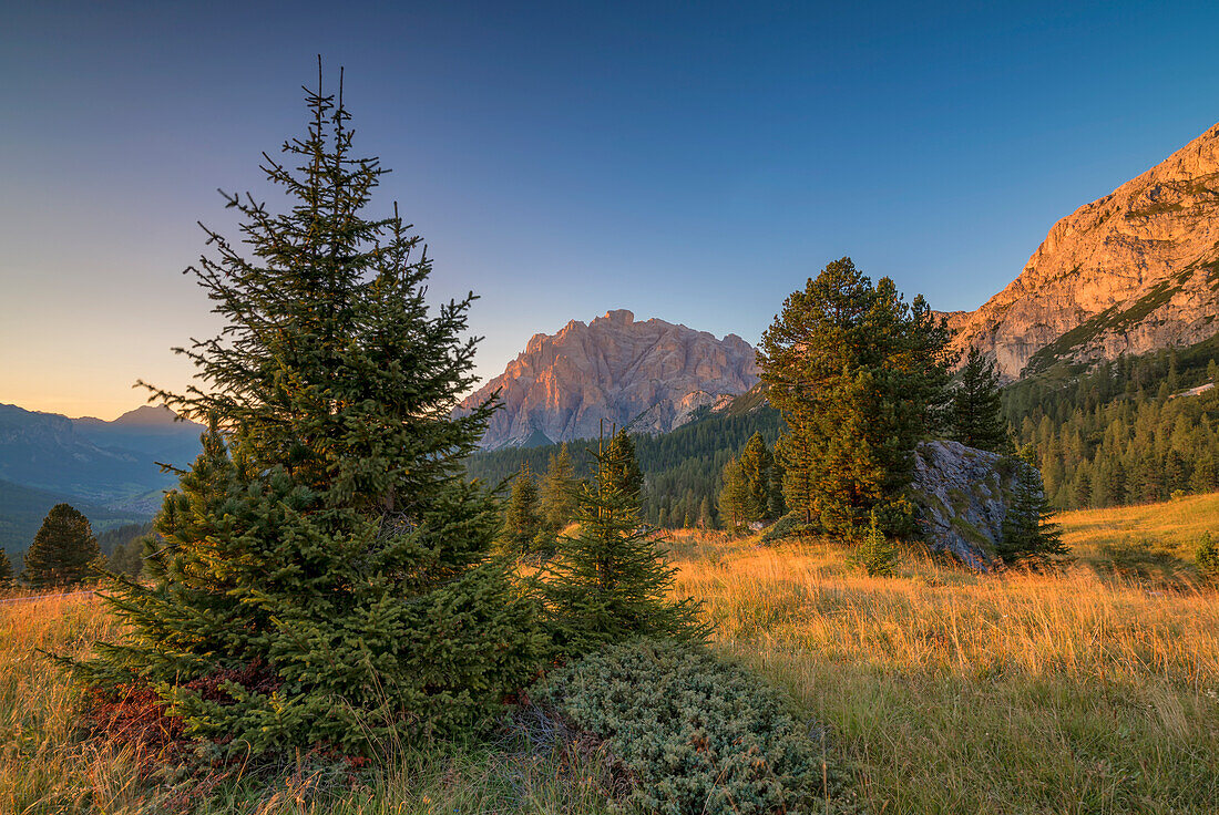 Wonderful evening light in the Dolomites, South Tyrol, Italy.