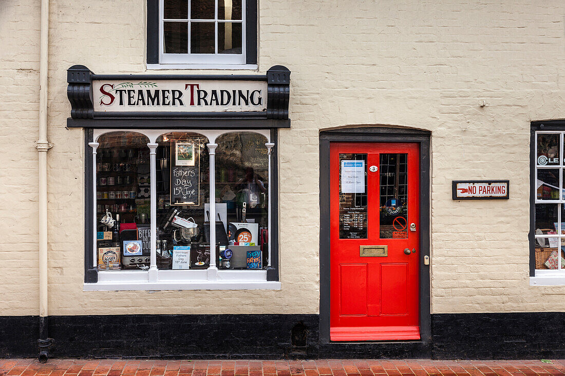 Historisches Geschäft in Alfriston, East Sussex, England