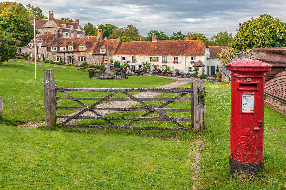 Village Green Park in East Dean, East Sussex, England