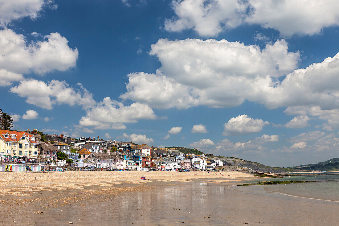 Badeort Lyme Regis, Dorset, England