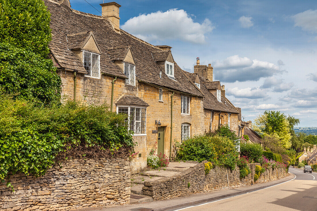 The village of Bourton-on-the-Hill, Cotswolds, Gloucestershire, England