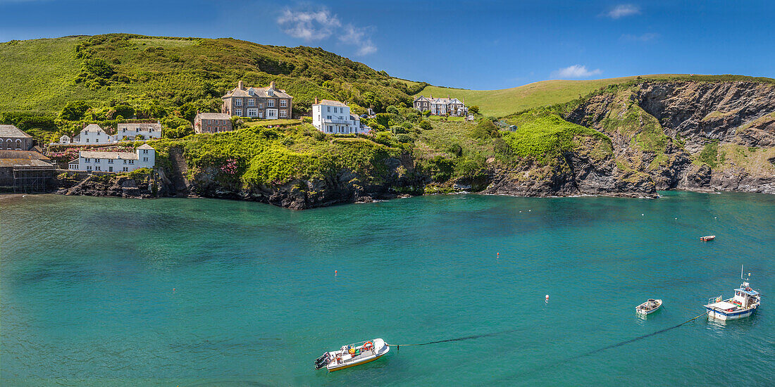 Hafen von Port Isaac, Cornwall, England