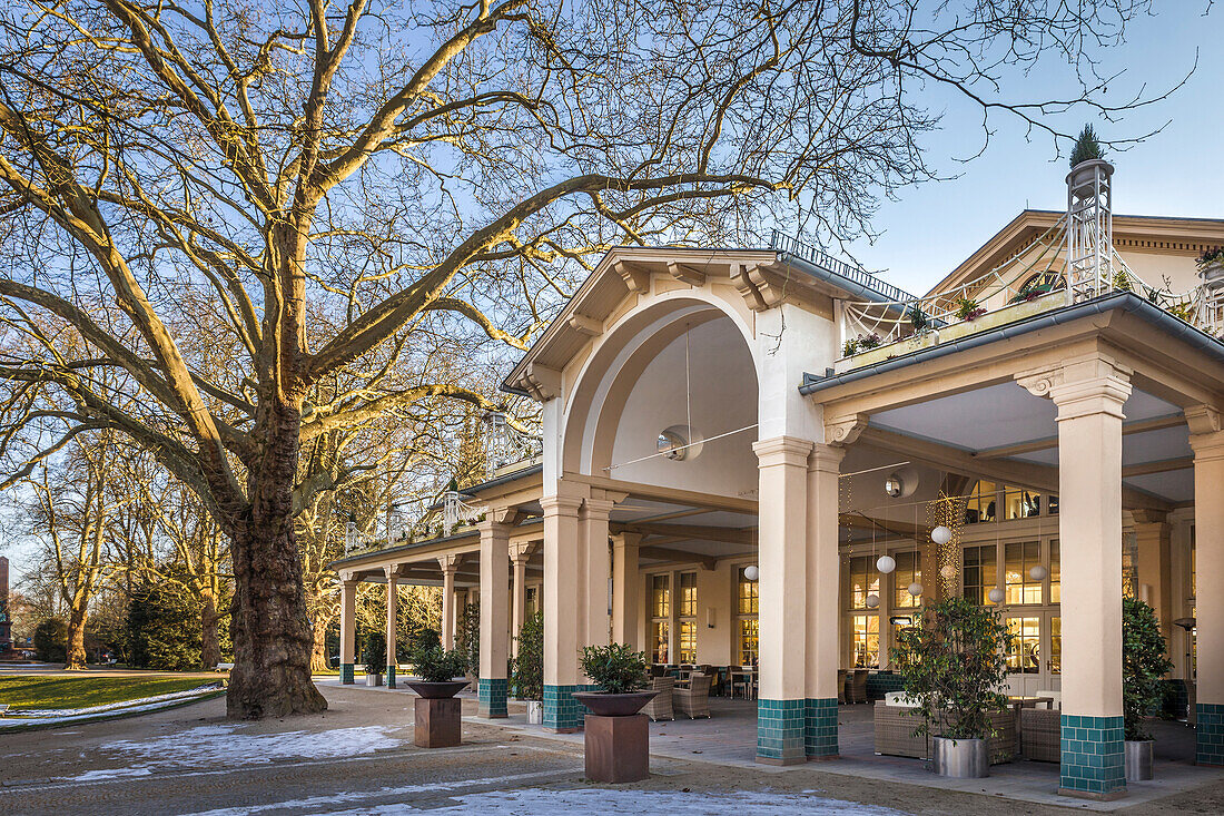 Orangerie im Kurpark von Bad Homburg vor der Höhe, Taunus, Hessen, Deutschland