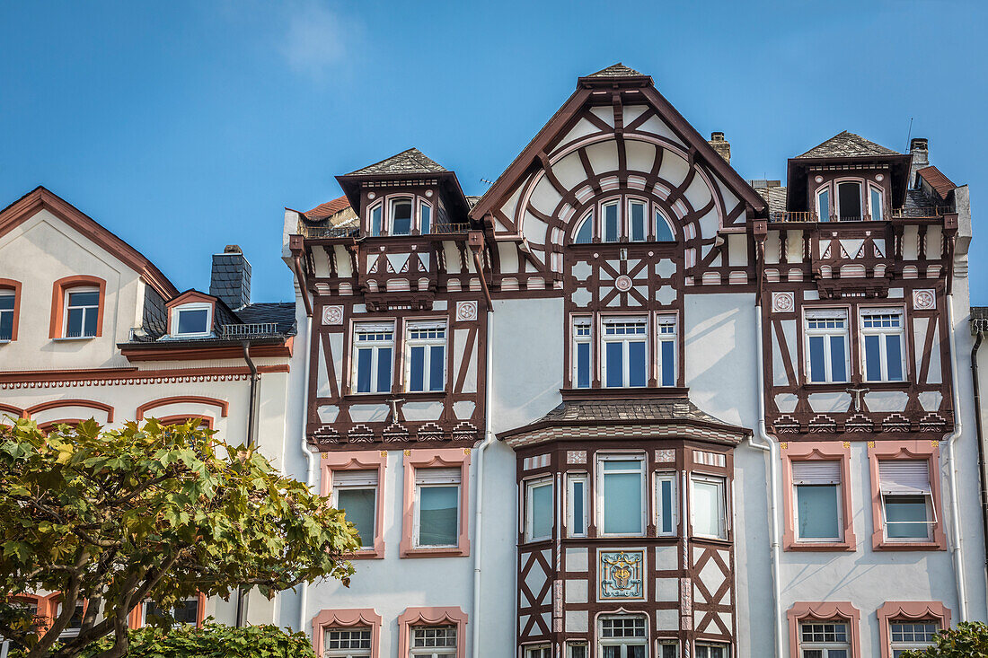 Historisches Wohnhaus von 1846 in der Louisenstraße, Bad Homburg vor der Höhe, Taunus, Hessen, Deutschland