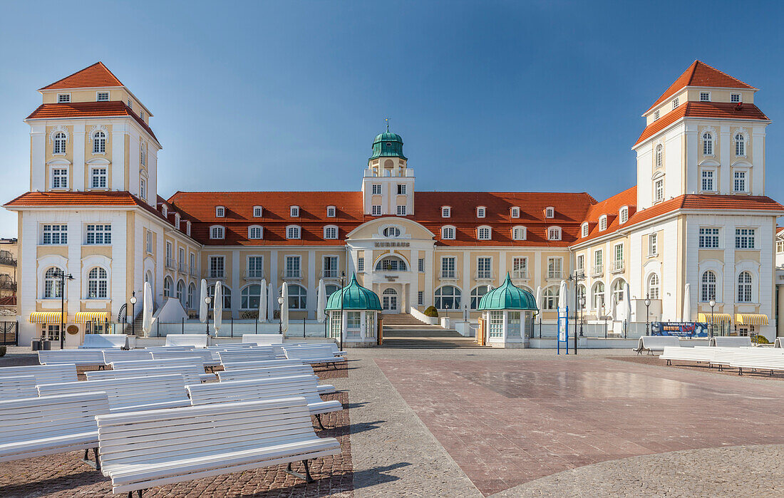 Kurhaus in Binz on Ruegen, Mecklenburg-West Pomerania, North Germany, Germany