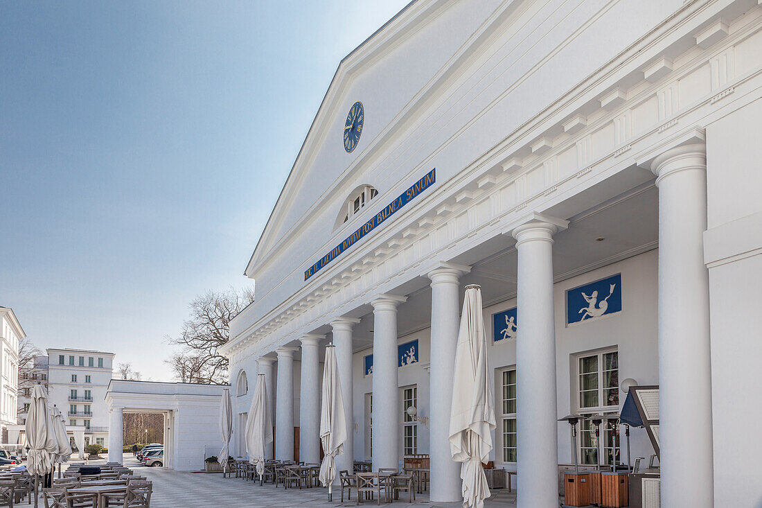 Kurhaus of Heiligendamm, White Town by the Sea, Mecklenburg-West Pomerania, North Germany, Germany