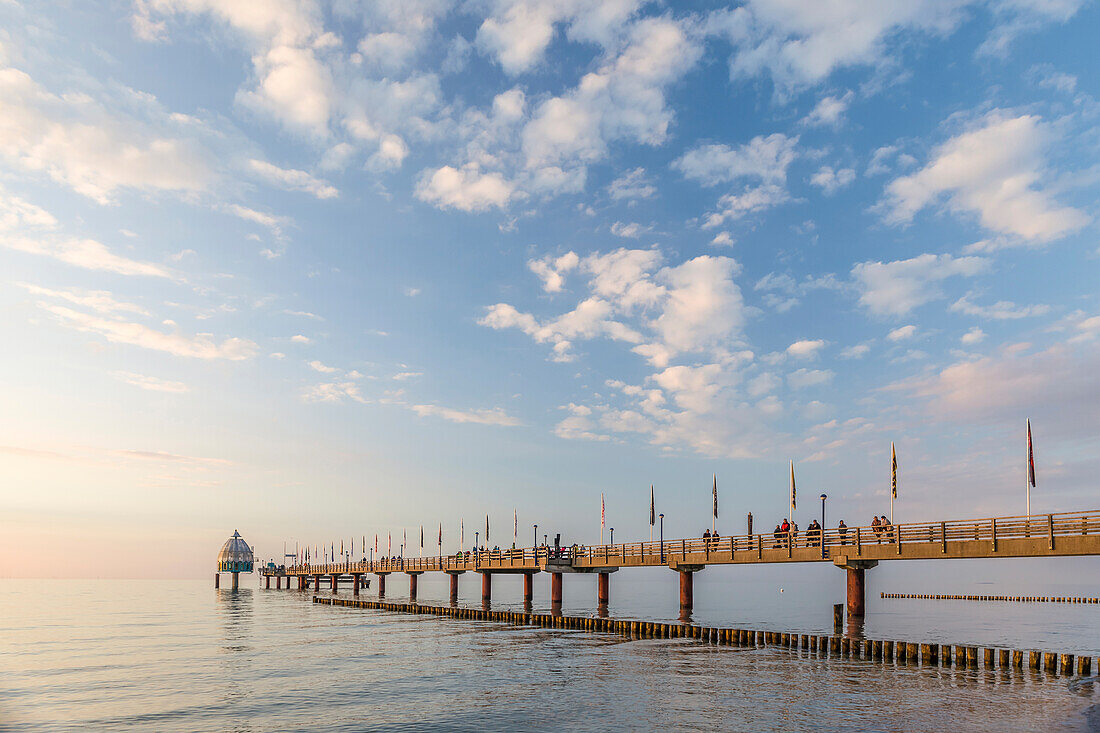 Pier in Zingst, Mecklenburg-West Pomerania, North Germany, Germany