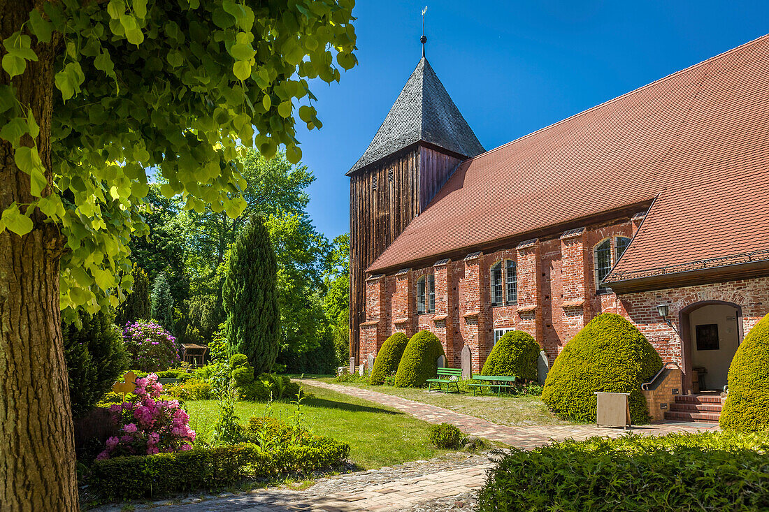 Seemannskirche in Prerow, Mecklenburg-Vorpommern, Norddeutschland, Deutschland