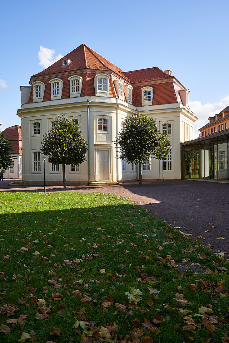 Historische Kuranlagen in der Goethestadt Bad Lauchstädt, Saalekreis, Sachsen-Anhalt, Deutschland